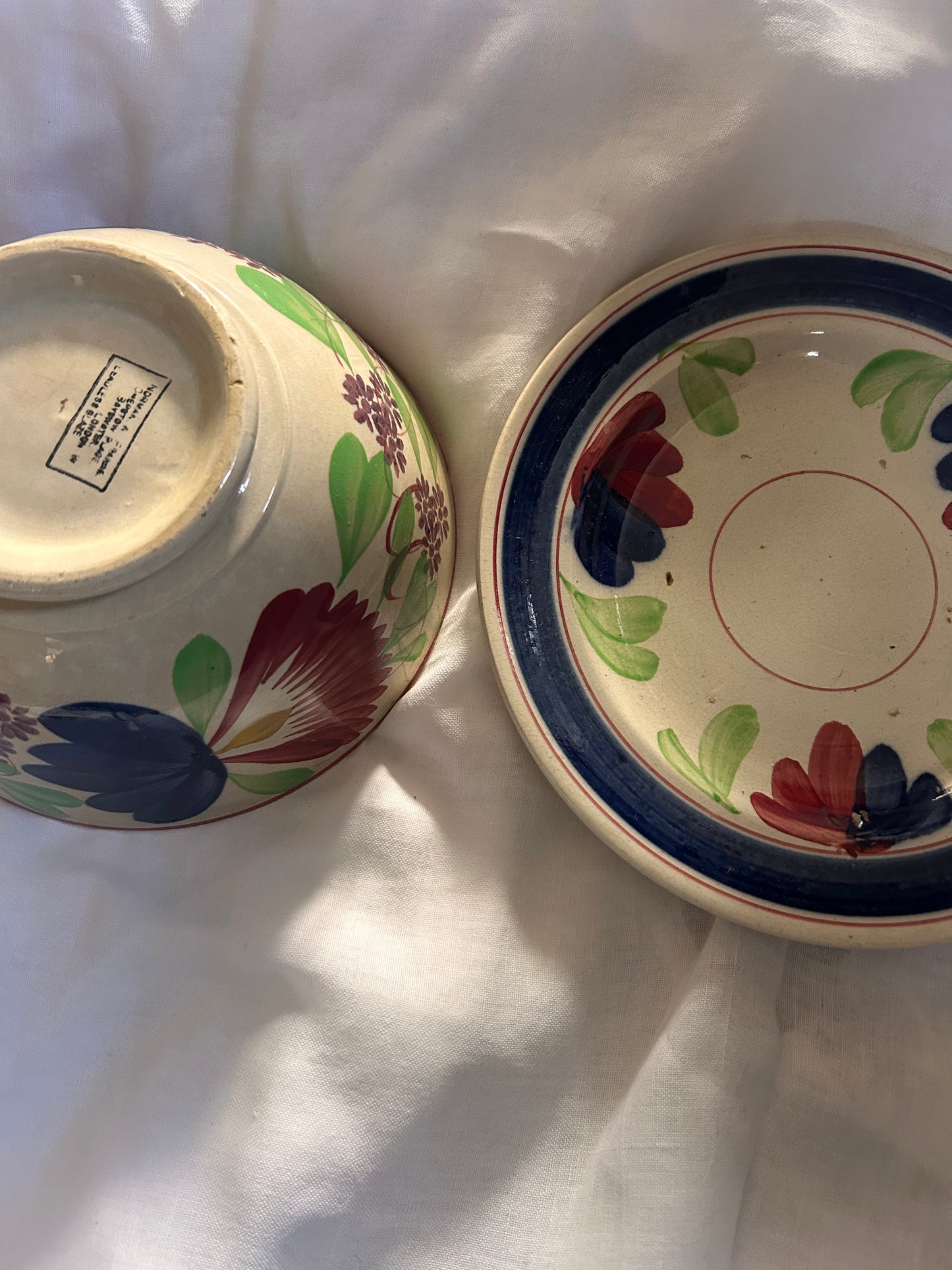 SPONGE PLATE & BOWL