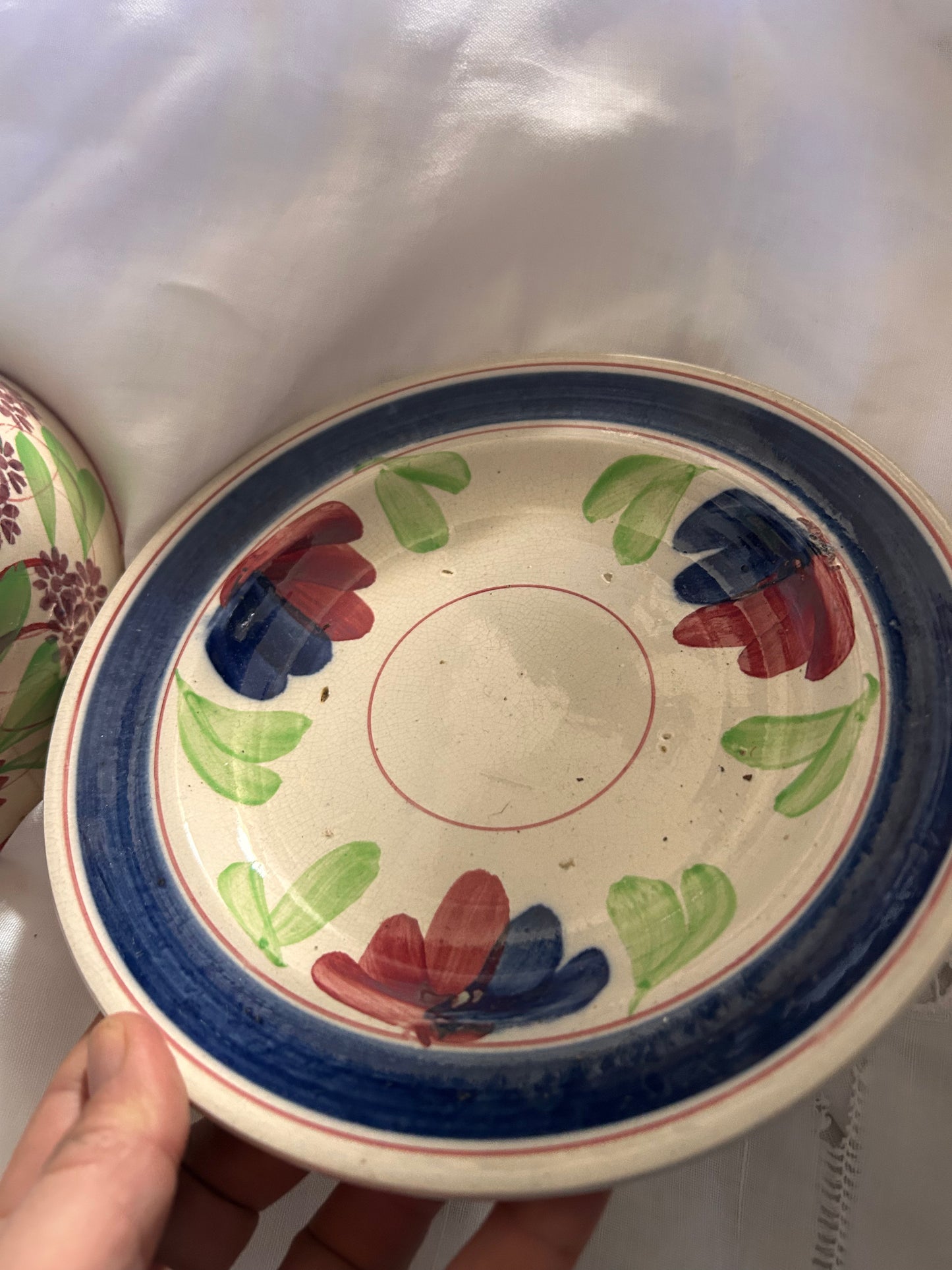 SPONGE PLATE & BOWL
