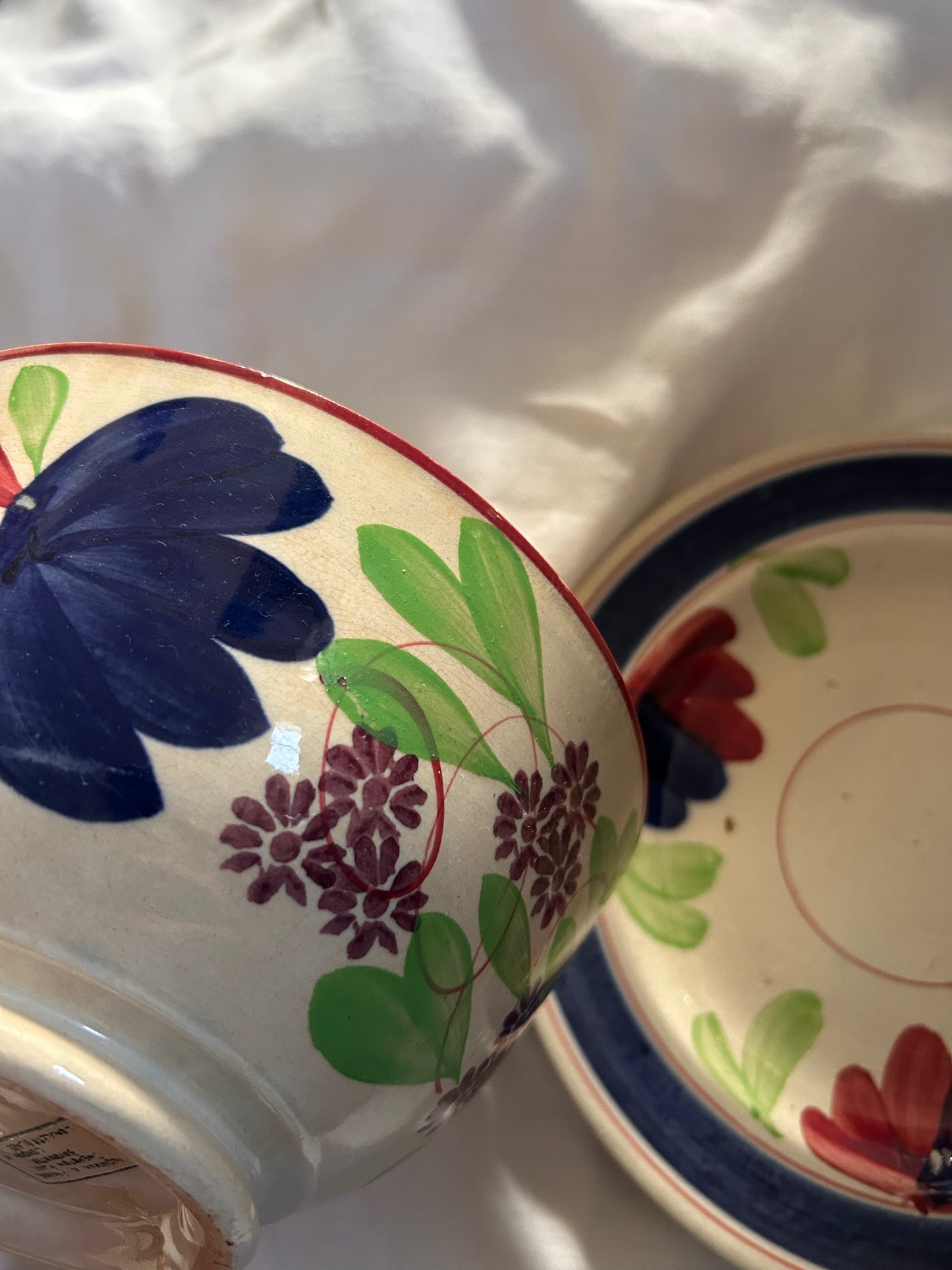 SPONGE PLATE & BOWL