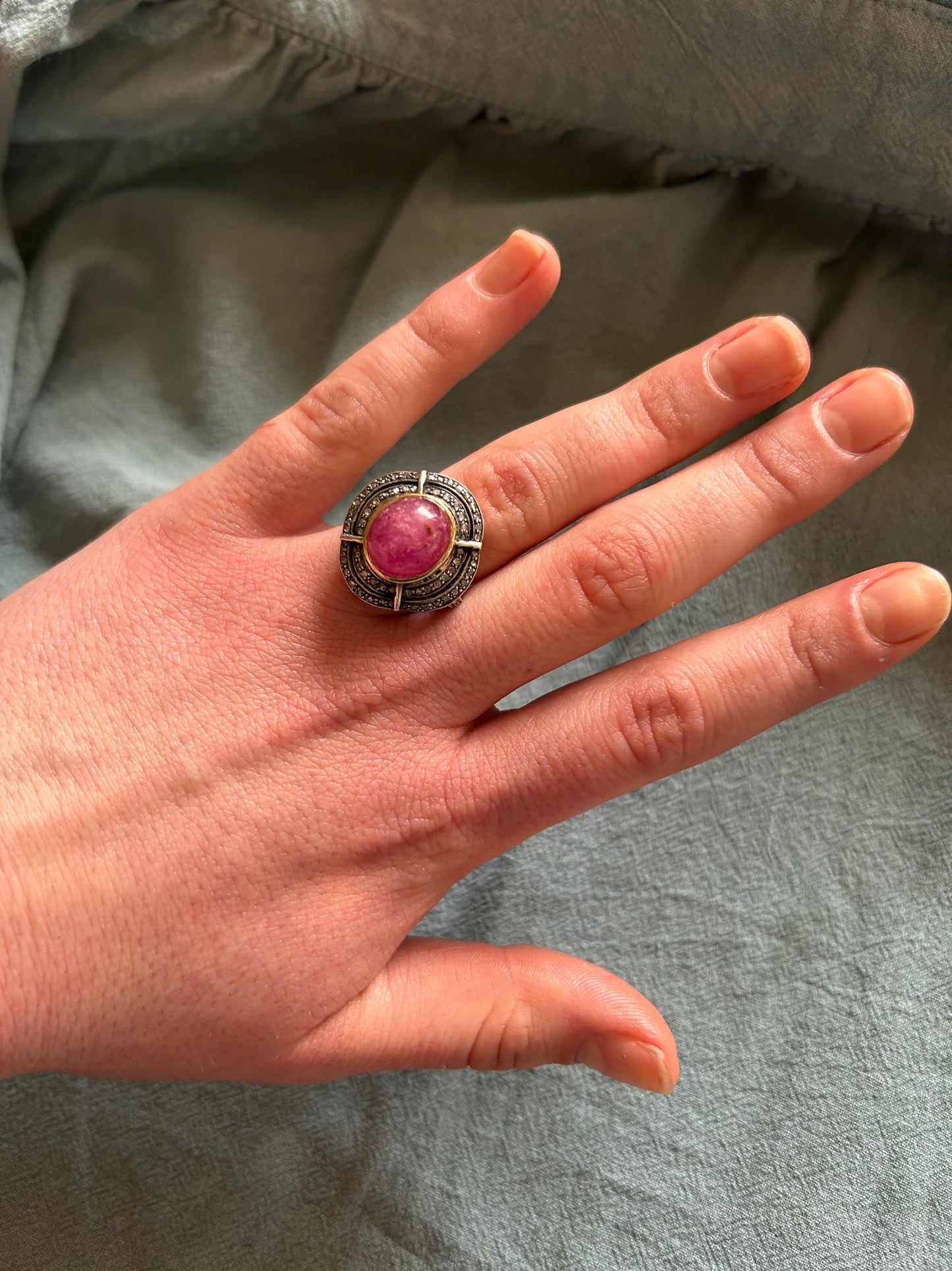 RUBY COCKTAIL RING