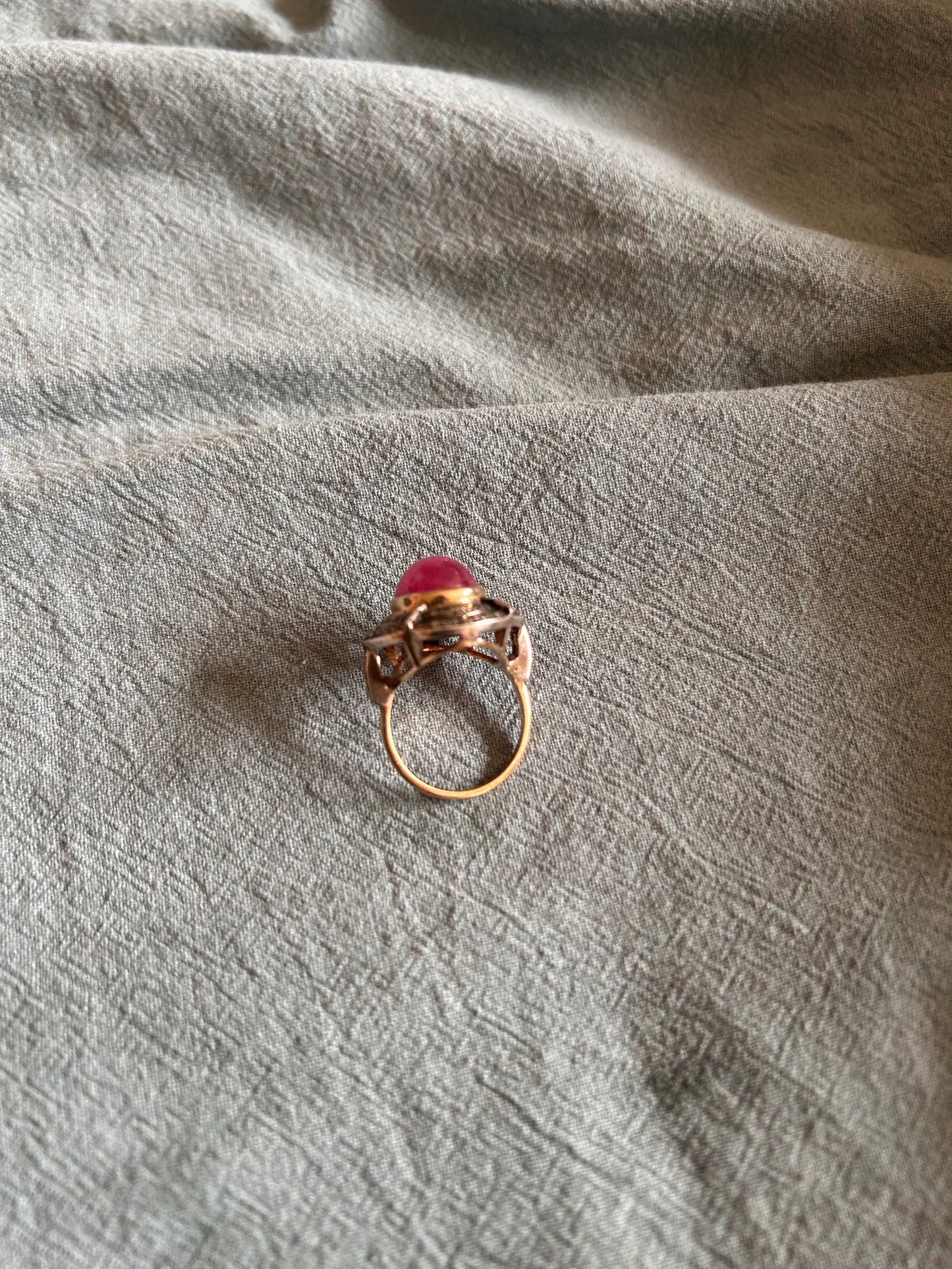 RUBY COCKTAIL RING