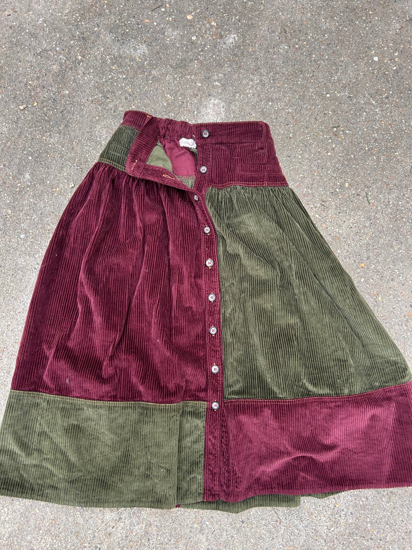 CORD SKIRT