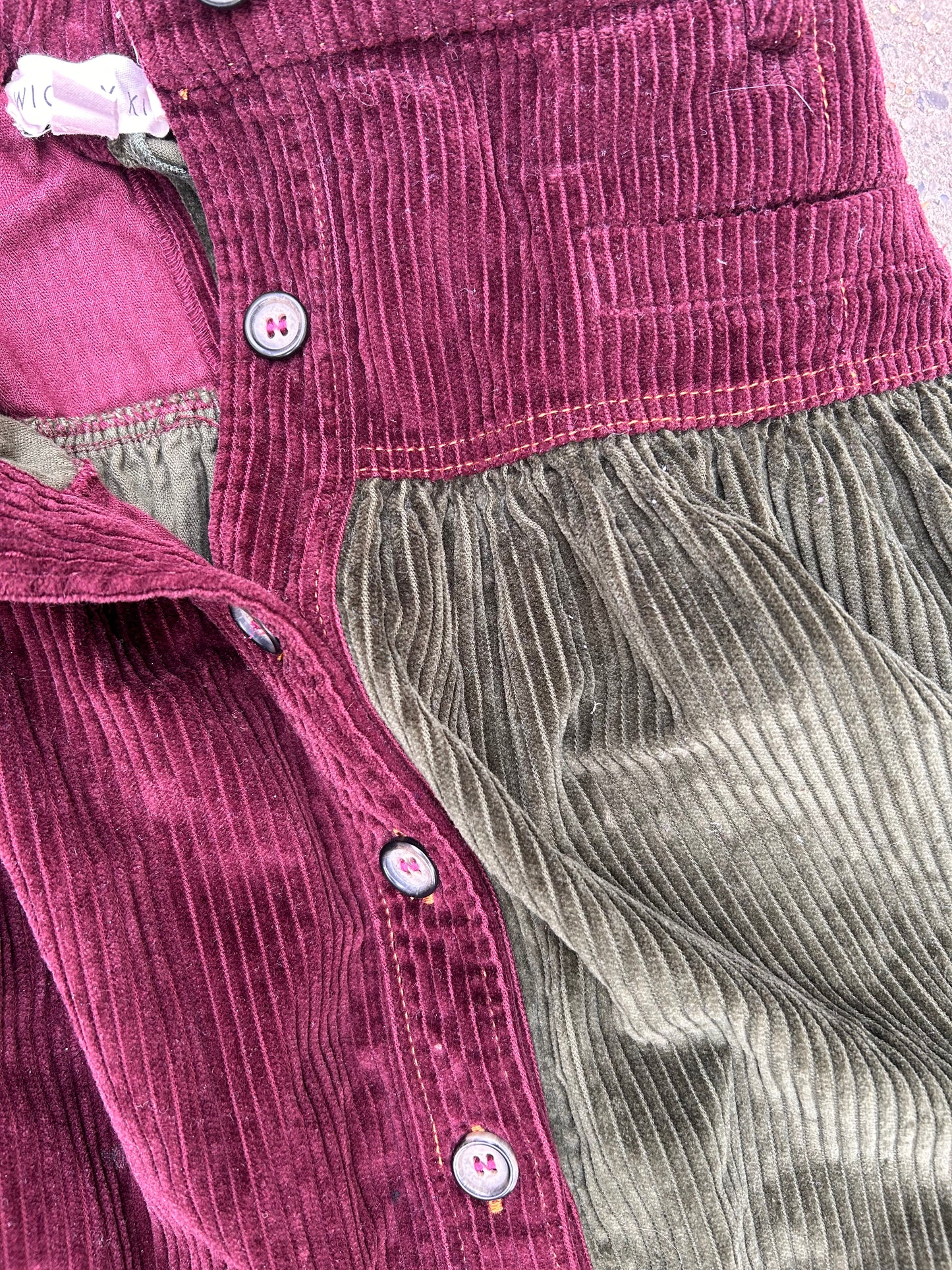 CORD SKIRT