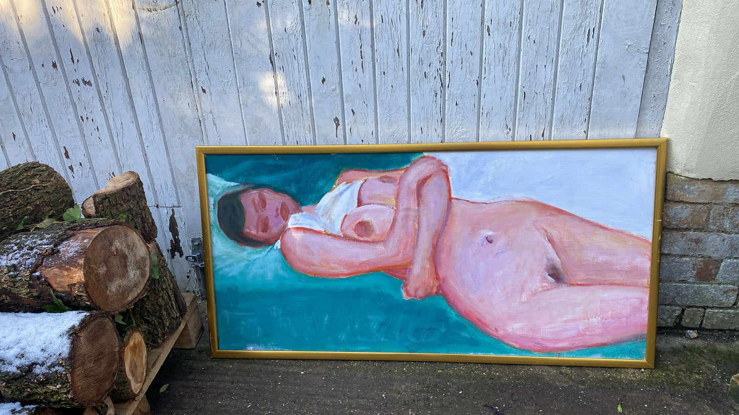 LARGE NUDE OIL