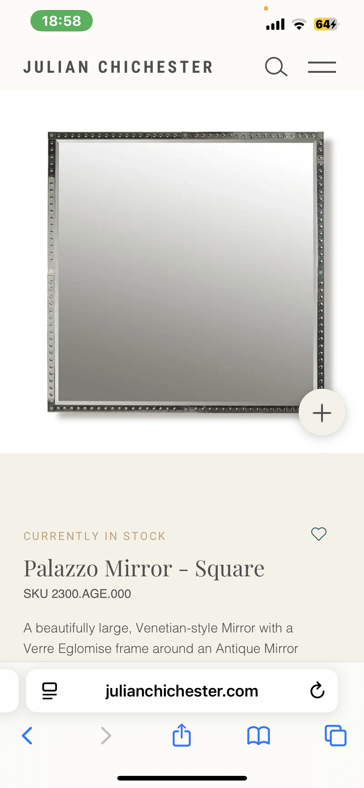 JULIAN CHICHESTER MIRRORS