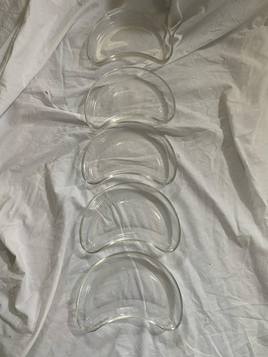 GLASS SALAD PLATES