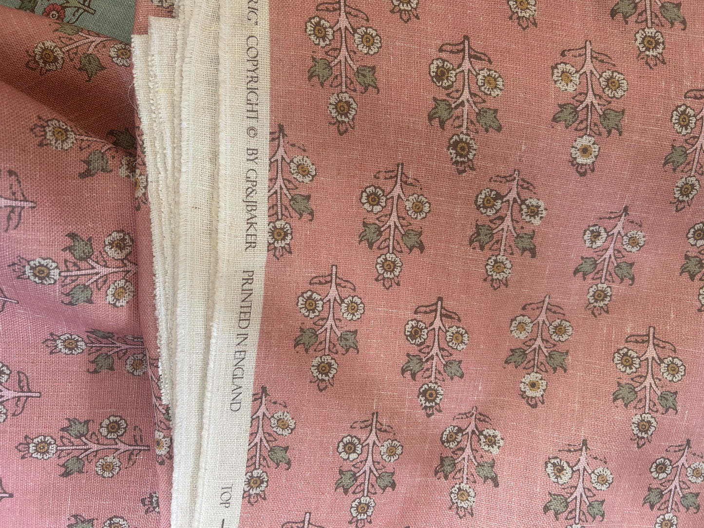 POPPY SPRIG MATERIAL- PINK
