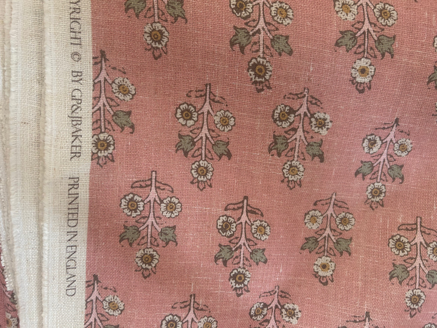 POPPY SPRIG MATERIAL- PINK