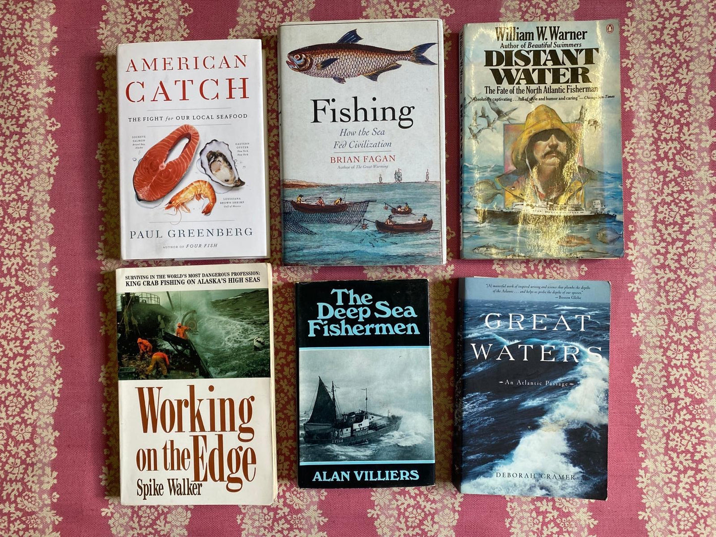 SIX FISHING BOOKS