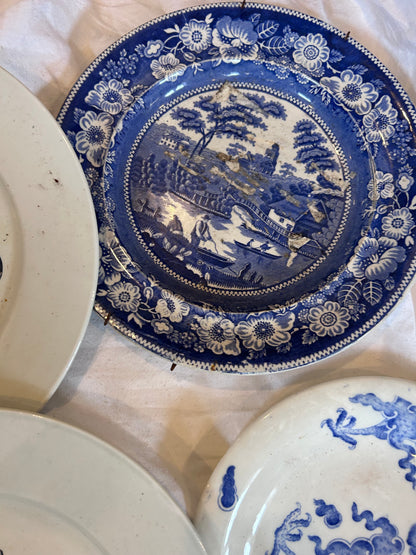BLUE AND WHITE PLATES