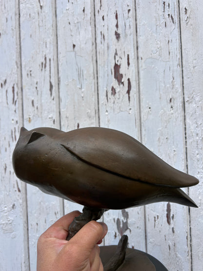 ART DECO OWL SCULPTURE