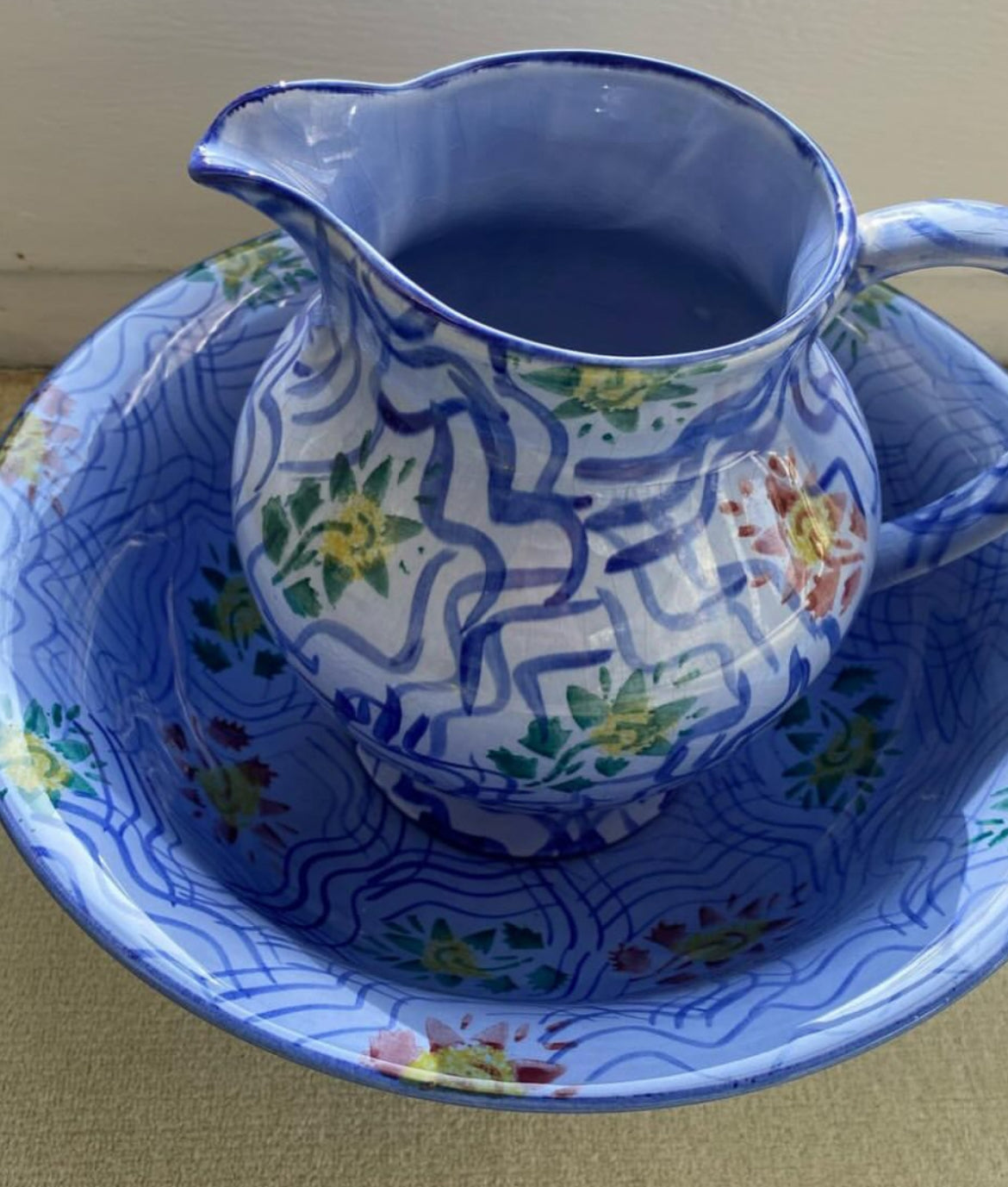 TIFFANY & Co JUG AND BOWL