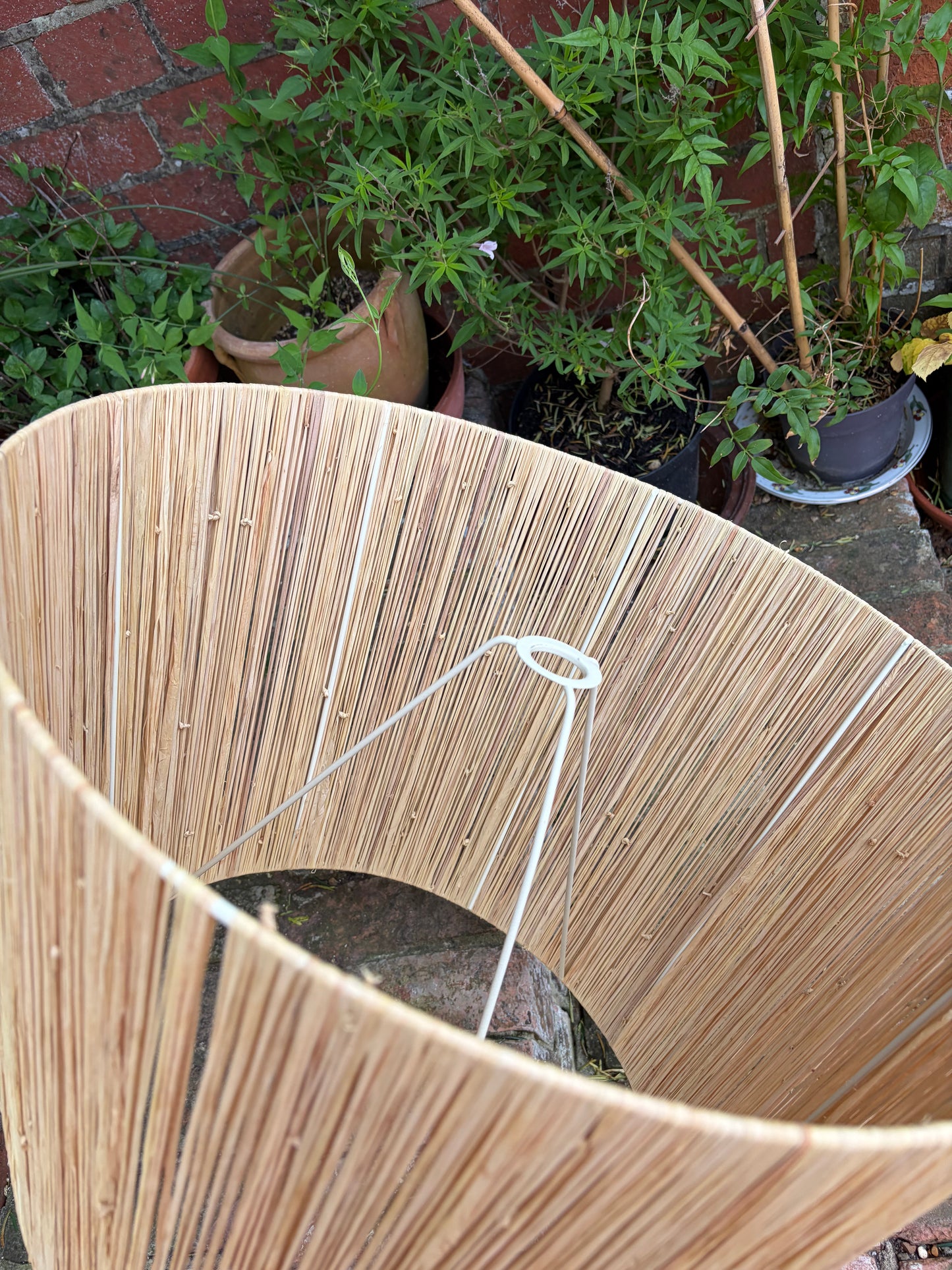 RAFFIA LAMPSHADE
