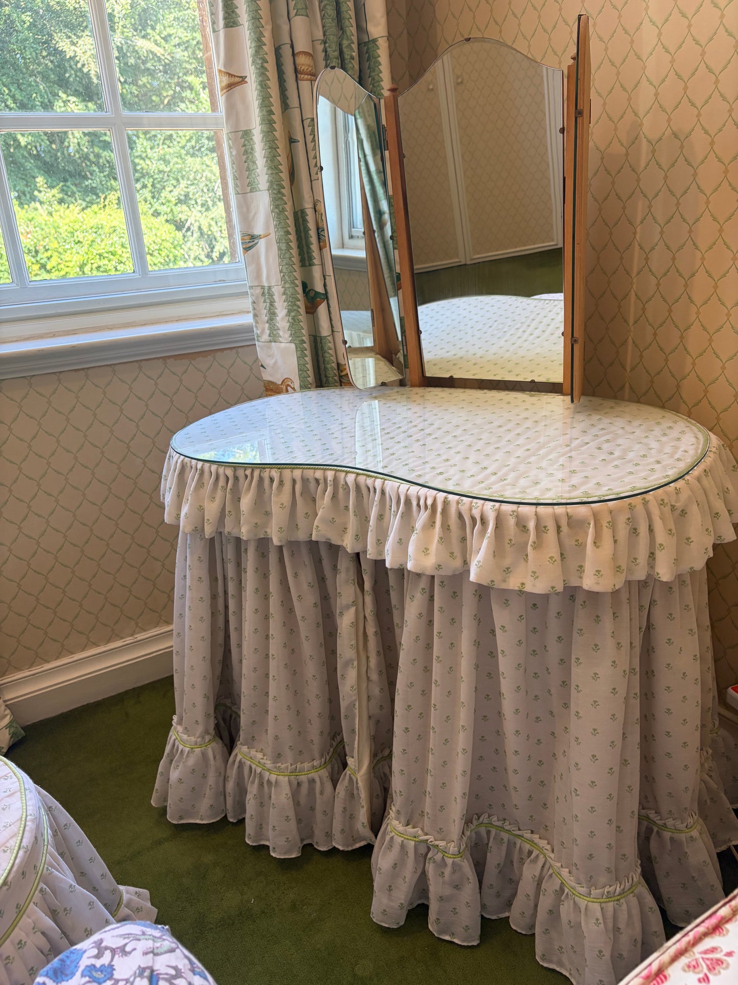 DRESSING TABLE & STOOL