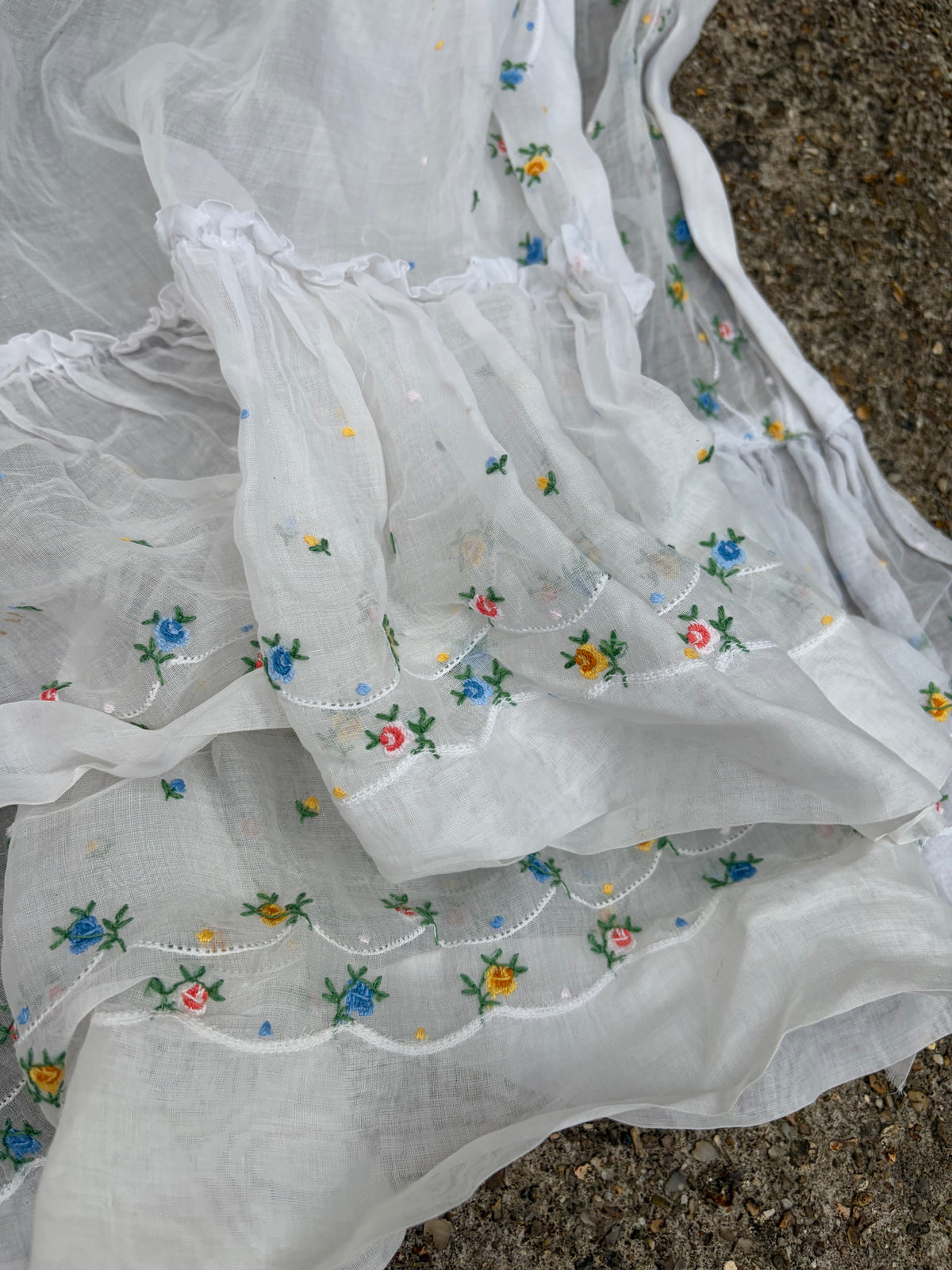 EMBROIDERED VOILE