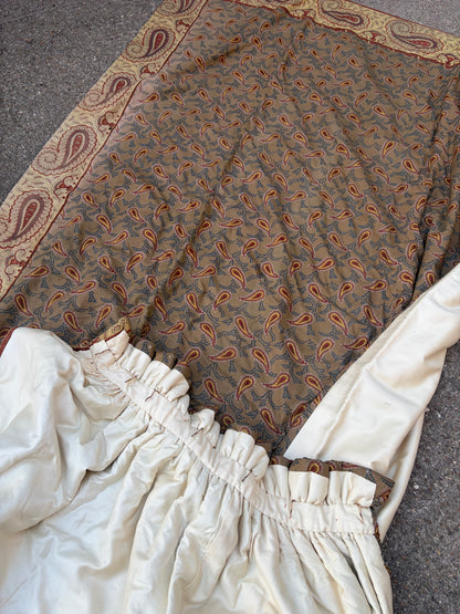 SILK PAISLEY CURTAINS