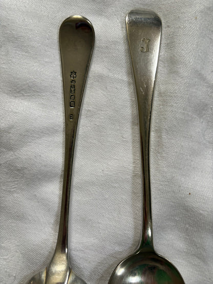 J SERVING SPOONS