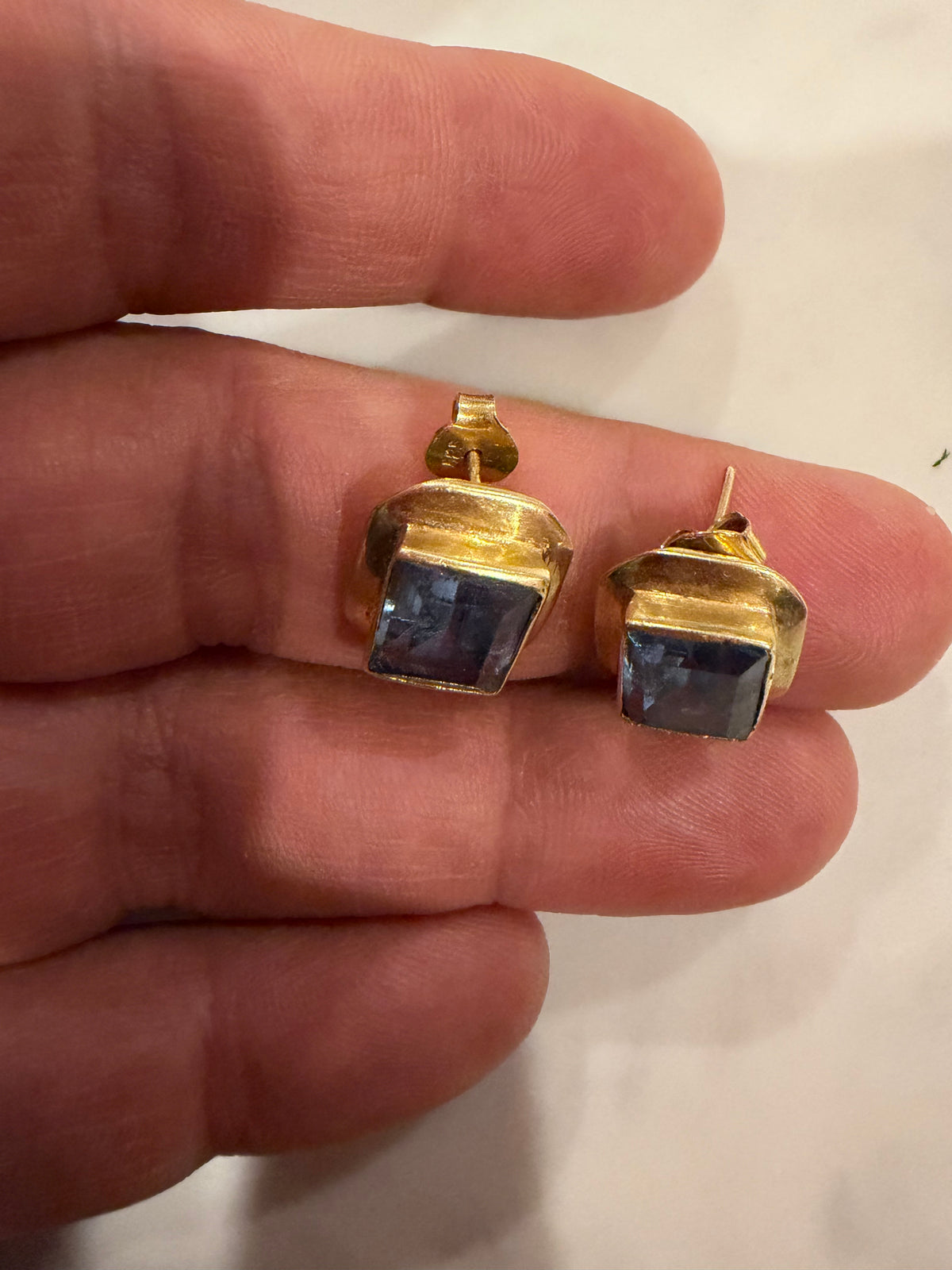 BLUE TOPAZ & GOLD