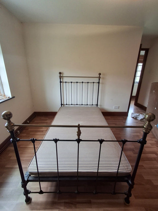 PAIR OF IRON BEDS