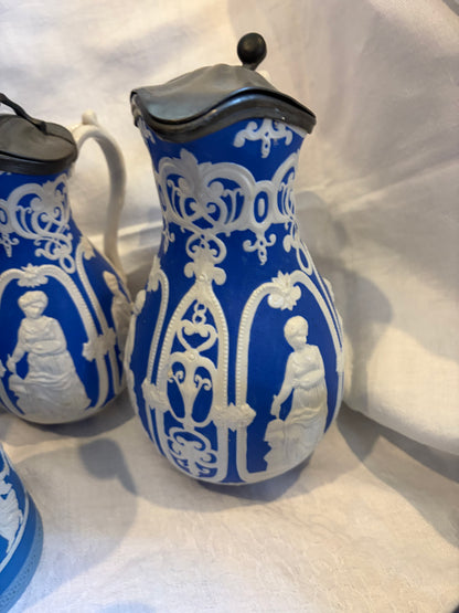 WEDGWOOD AND BROWNFIELD JUGS