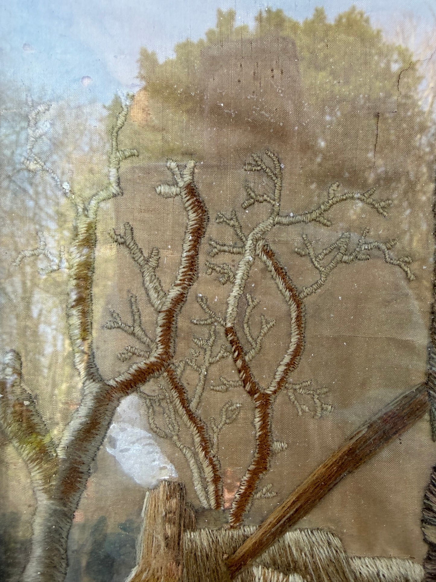 ANTIQUE SILK PICTURES