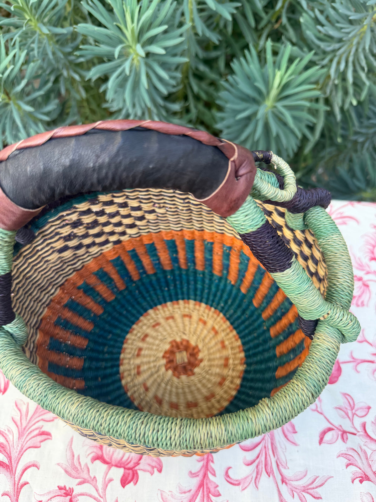 ￼ HAND WOVEN BASKET