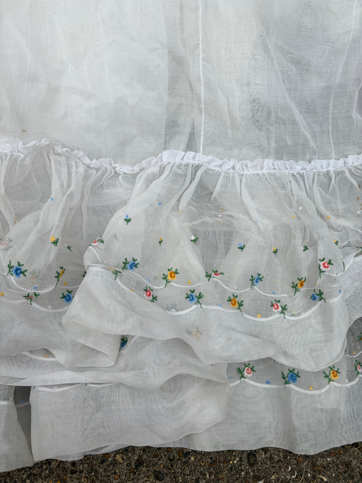 EMBROIDERED VOILE