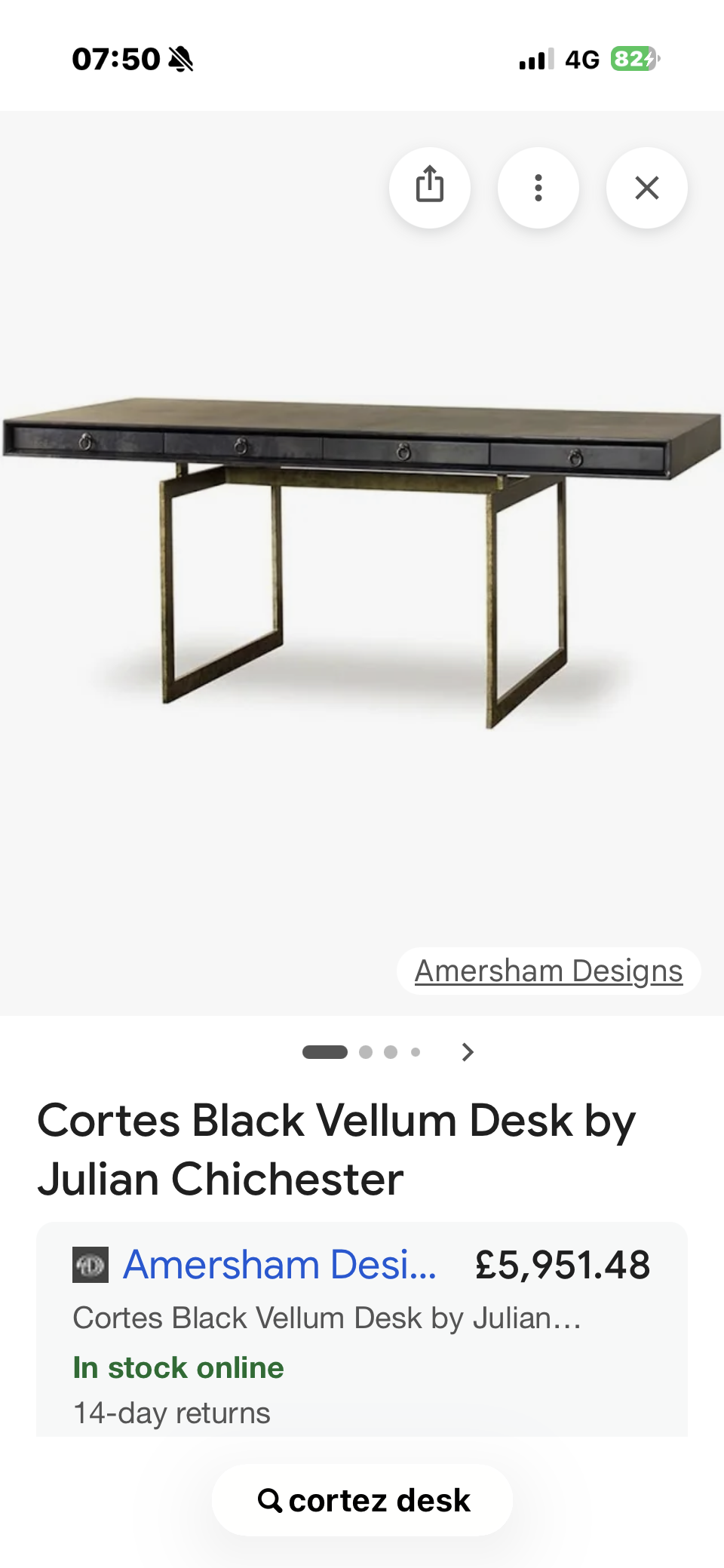 JULIAN CHICHESTER CORTES DESK