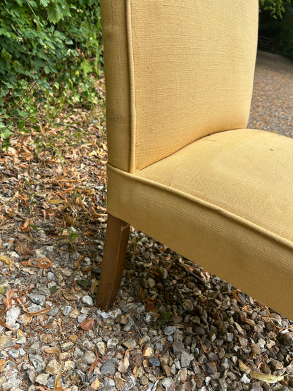 YELLOW SLIPPER CHAIR