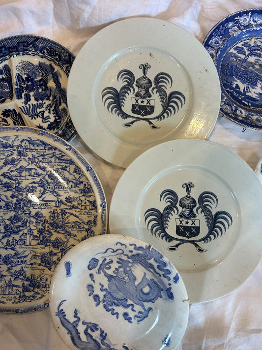 BLUE AND WHITE PLATES