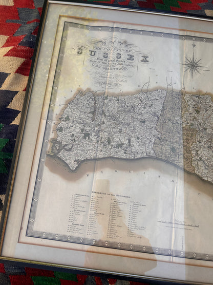 MAP OF SUSSEX