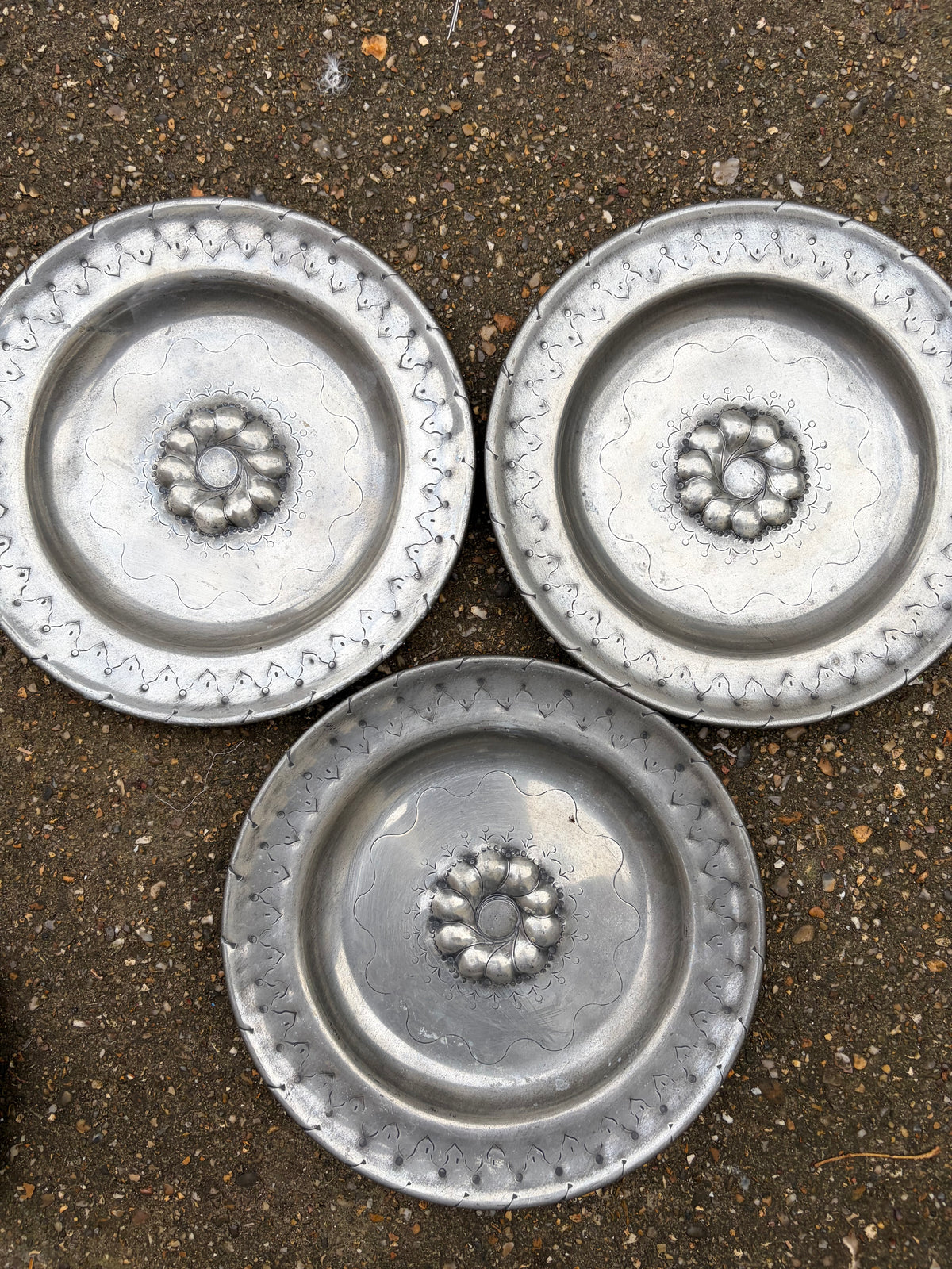 PEWTER PLATES