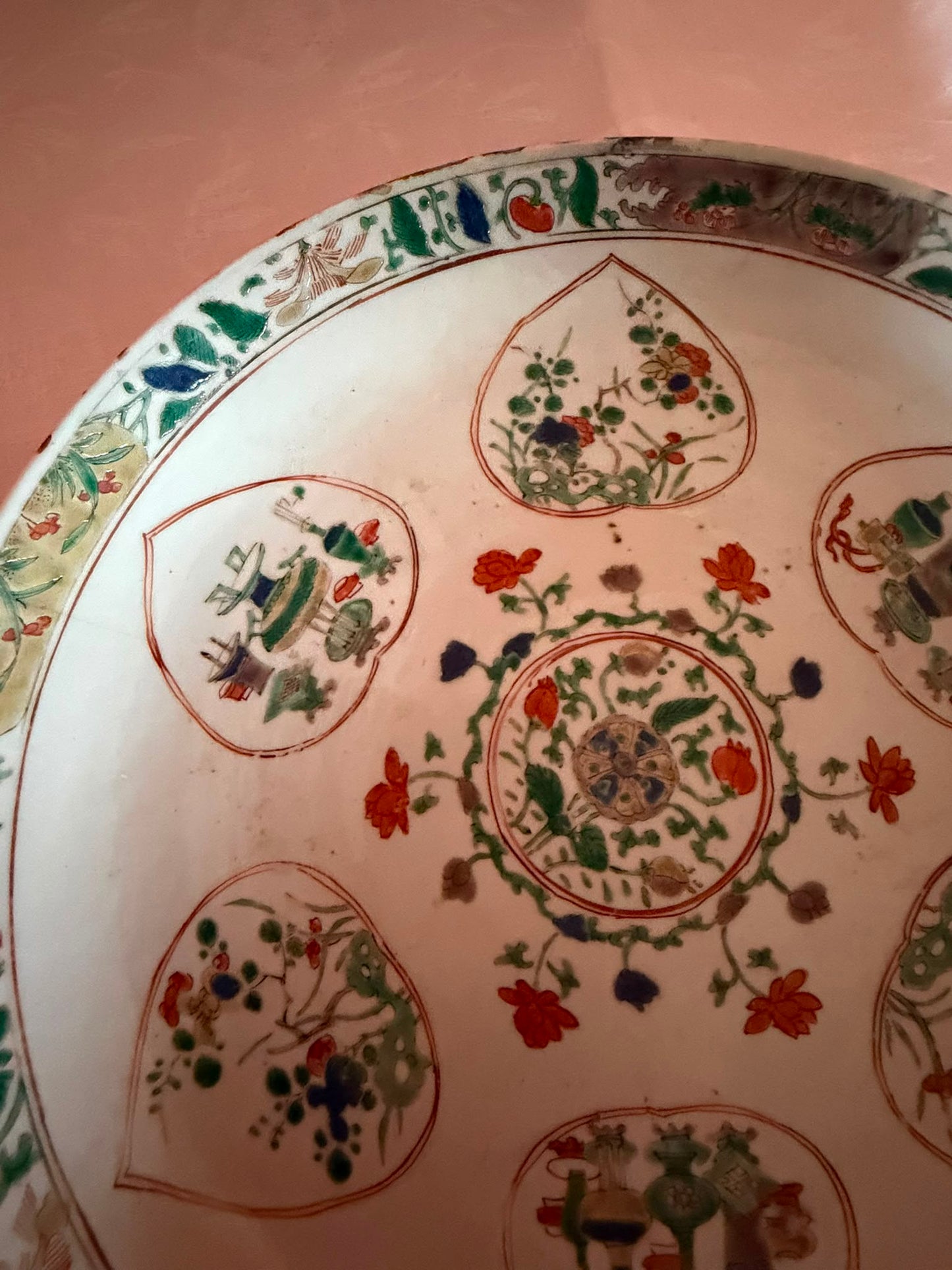 PLATE HAND PAINTED