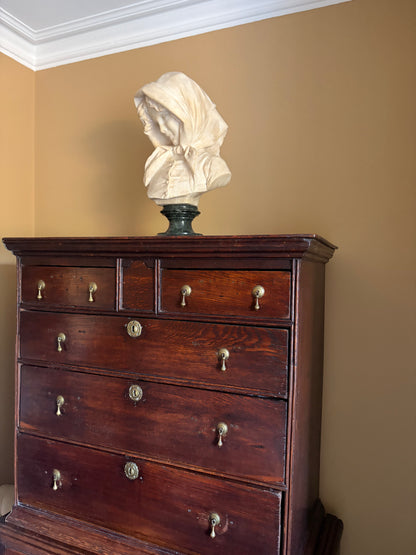 OAK CHEST ON LEGS