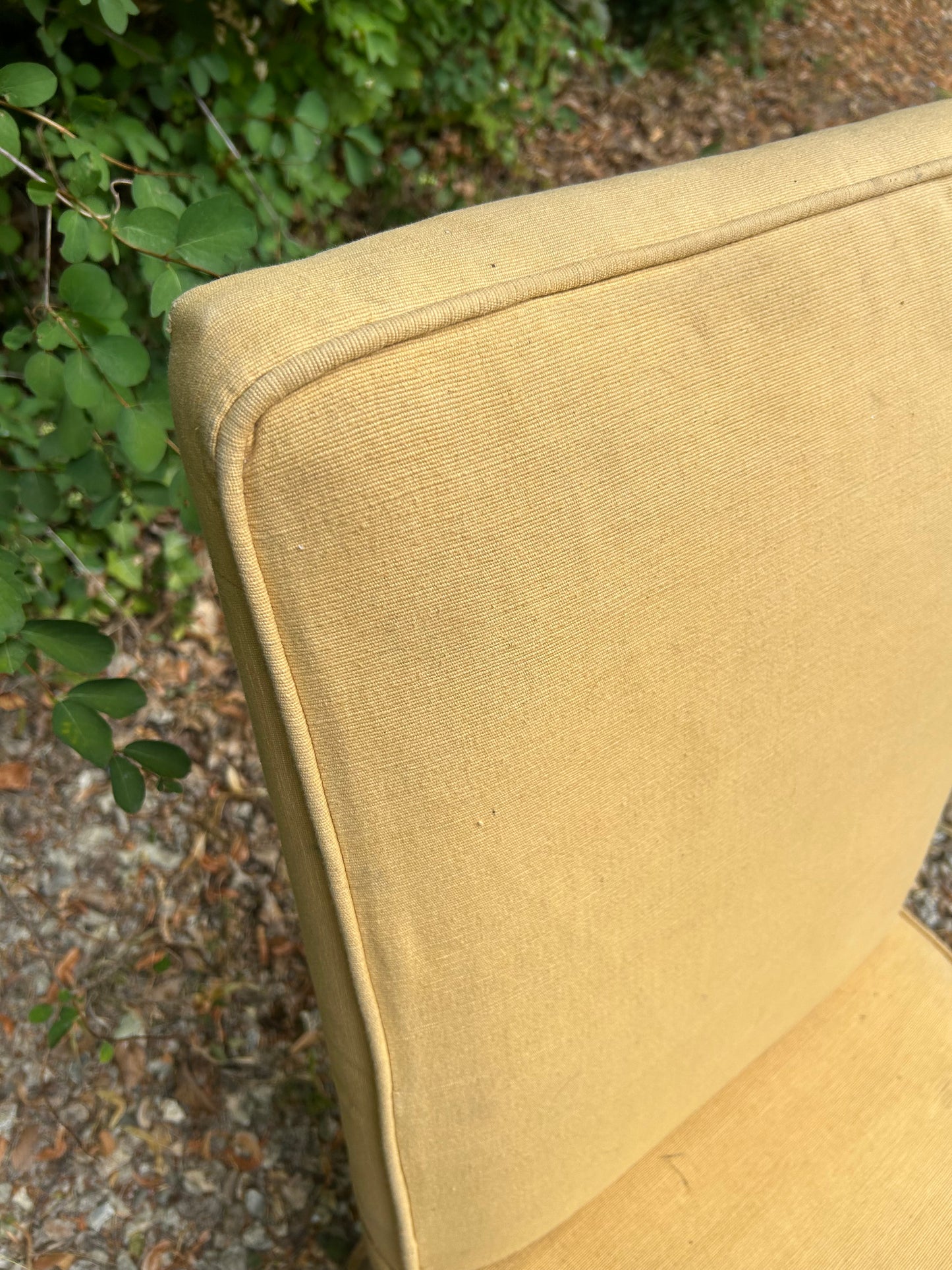 YELLOW SLIPPER CHAIR