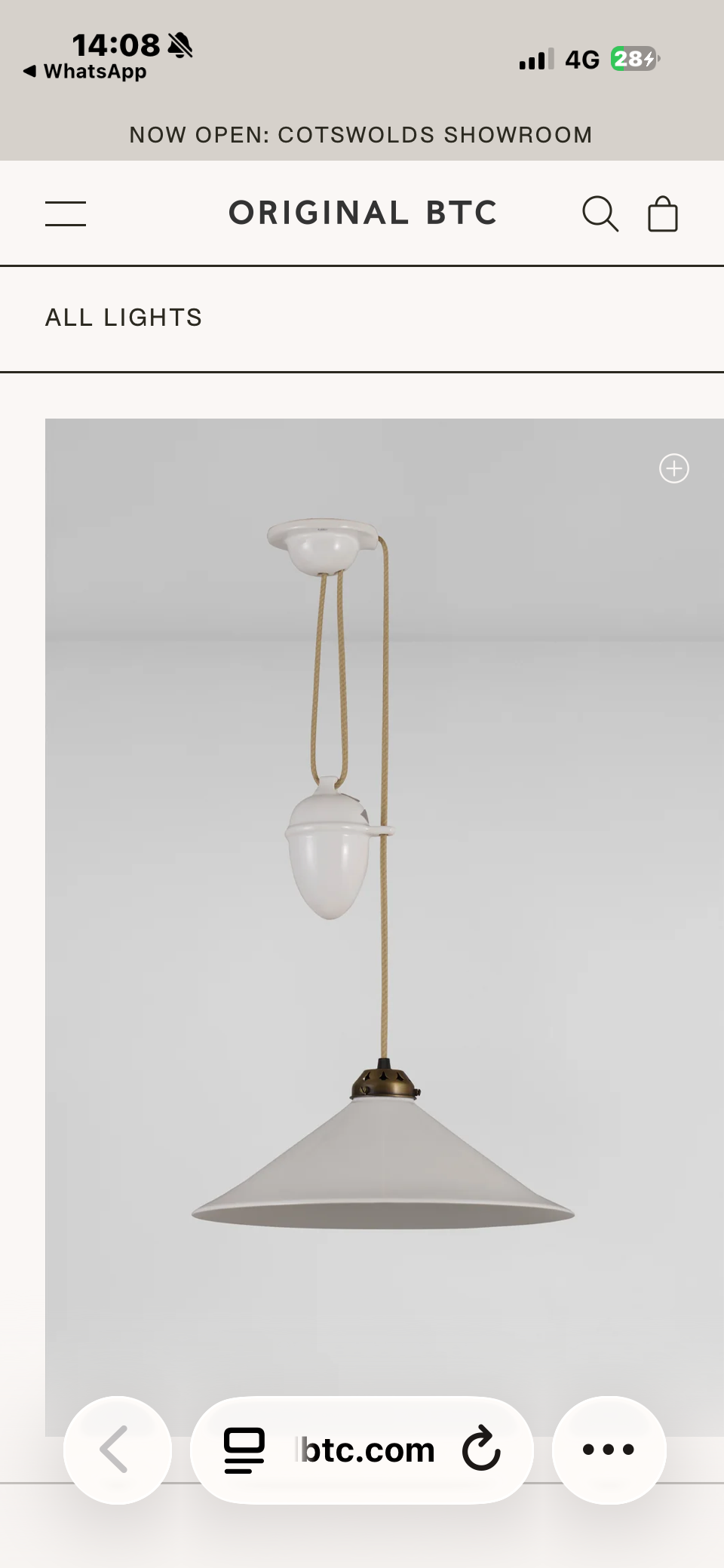 ORIGINAL BTC LAMP