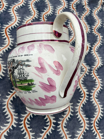 LARGE SUNDERLAND JUG