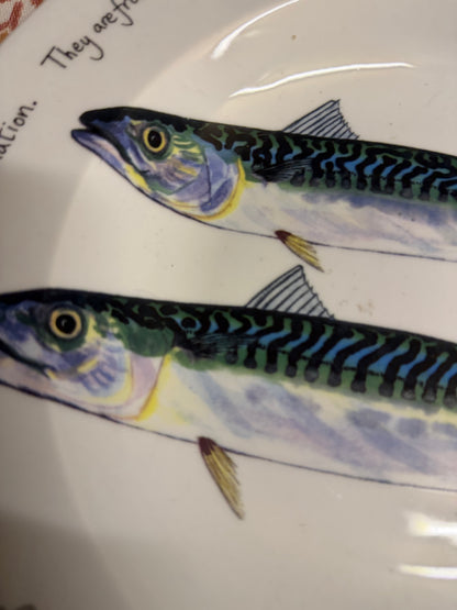 LARGE MACKEREL PLATE