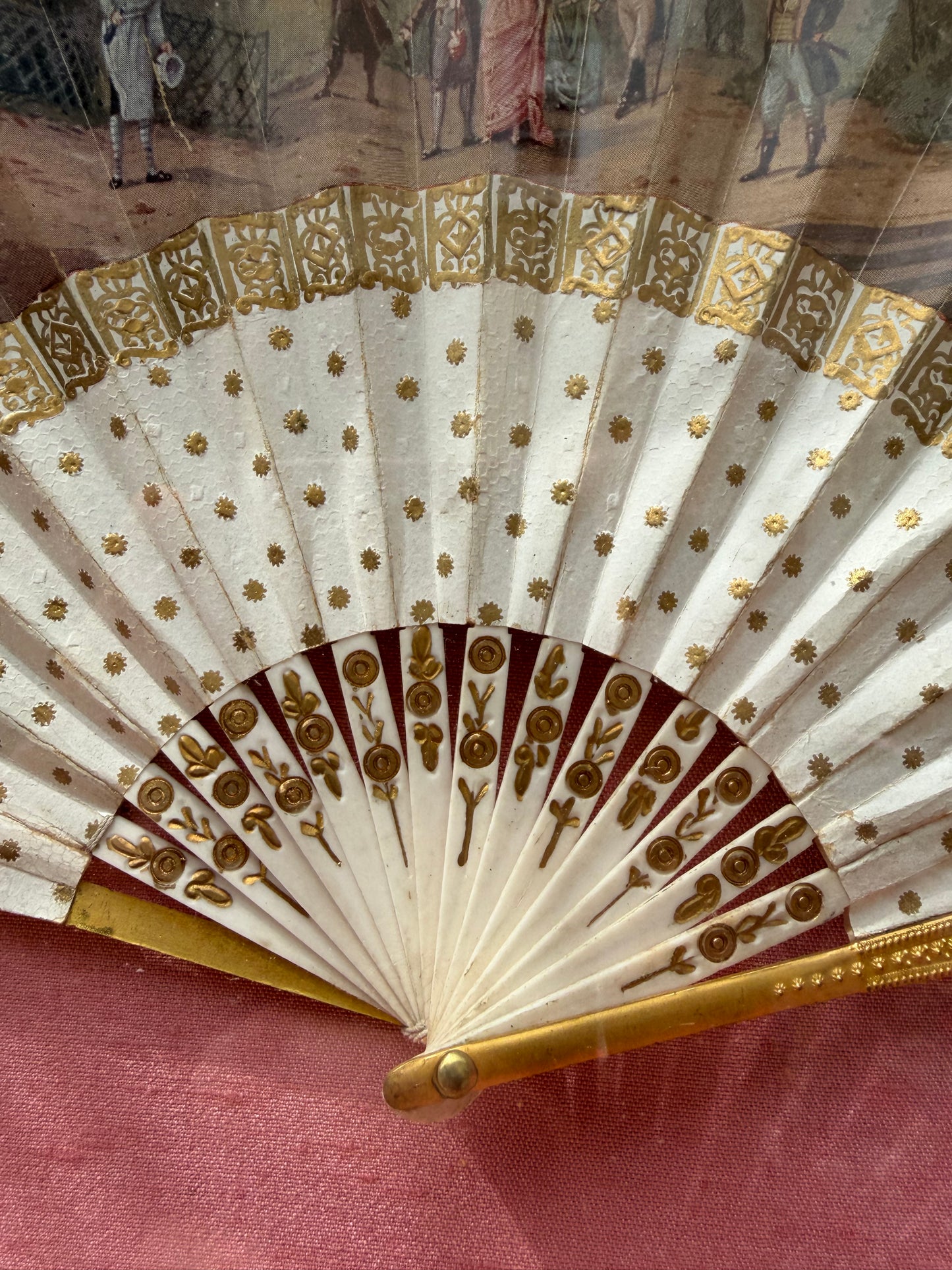FRAMED ANTIQUE FAN