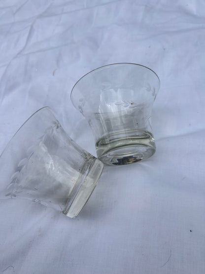GLASS TEALIGHT HOLDERS