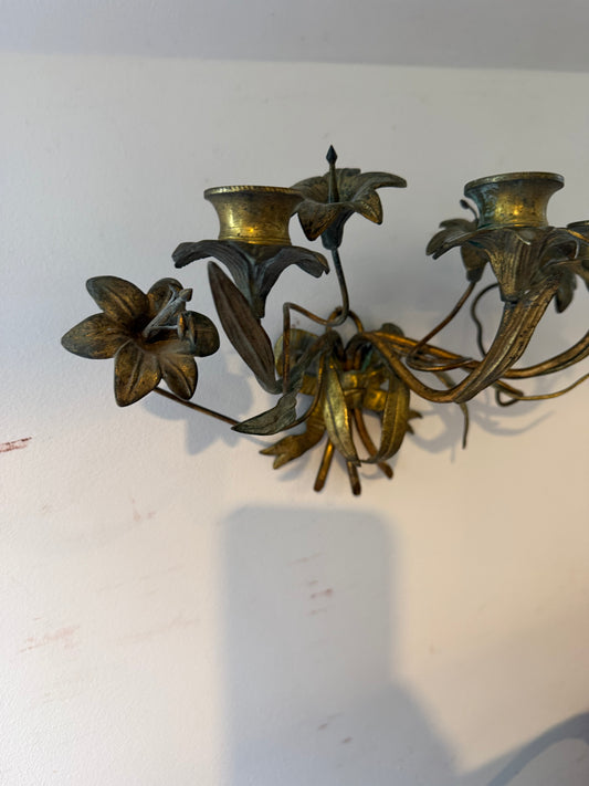 BRASS SCONCE