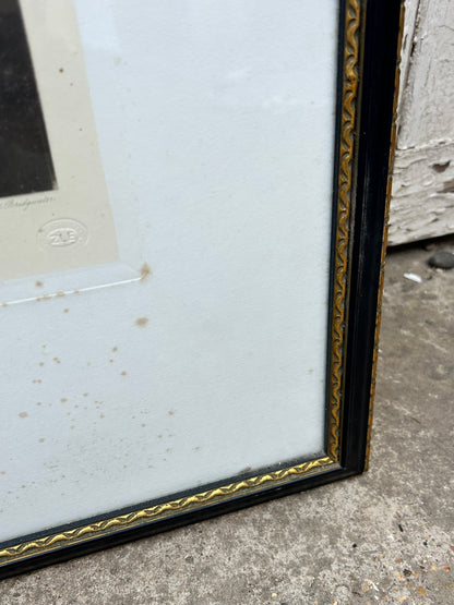 LARGE ENGRAVING PRINT