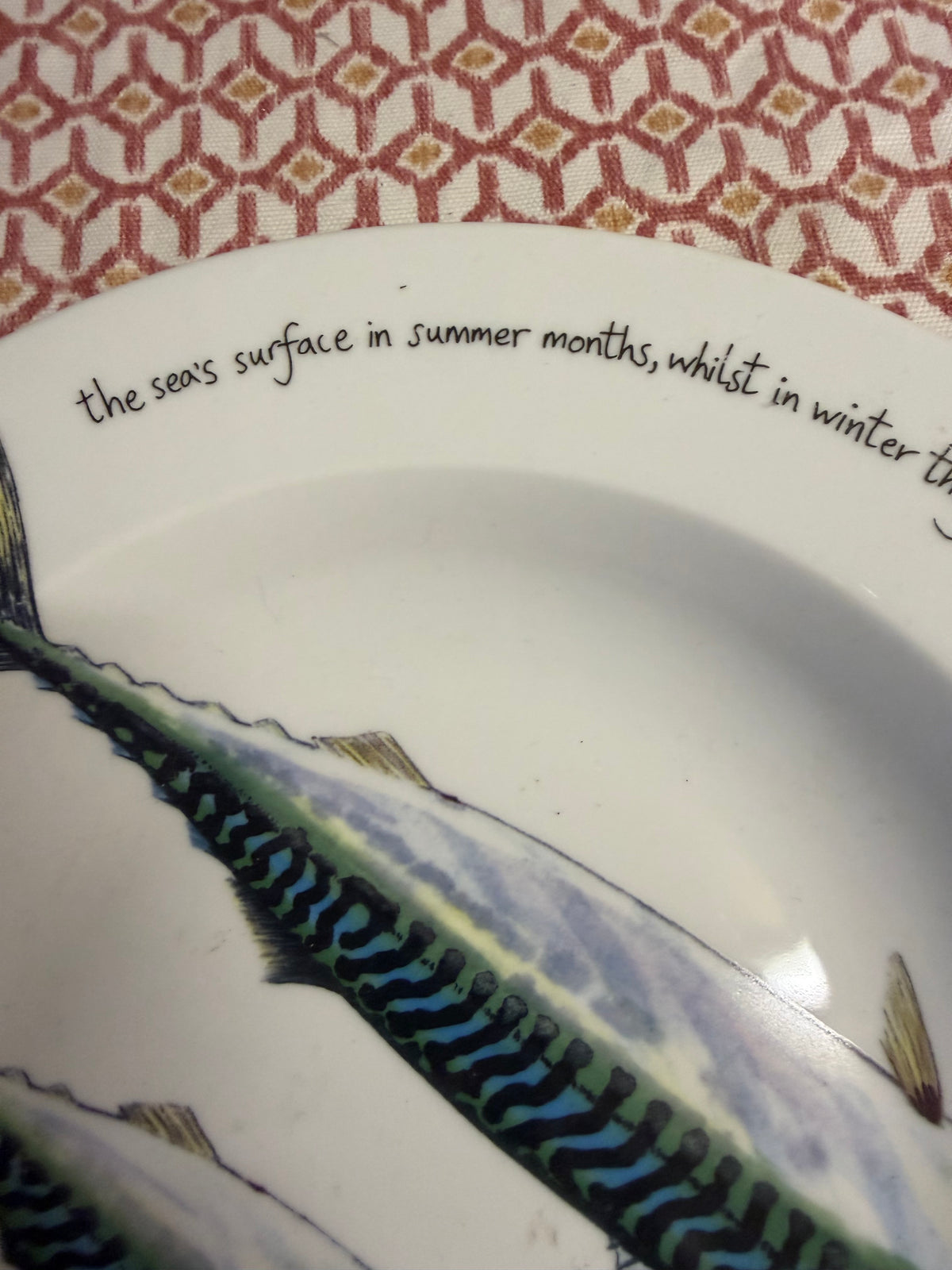 LARGE MACKEREL PLATE
