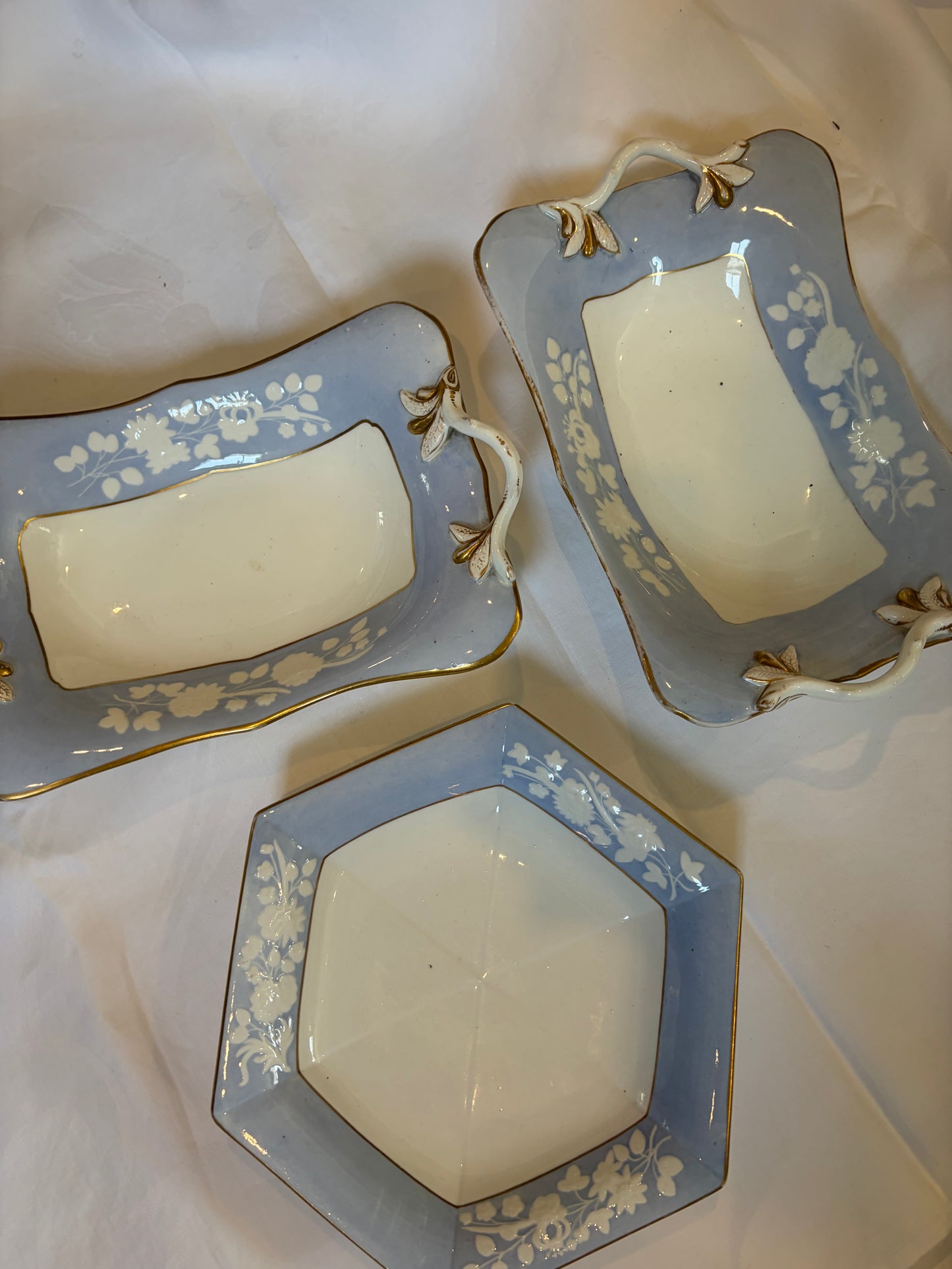 3 SPODE DISHES