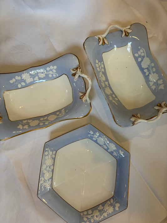 3 SPODE DISHES