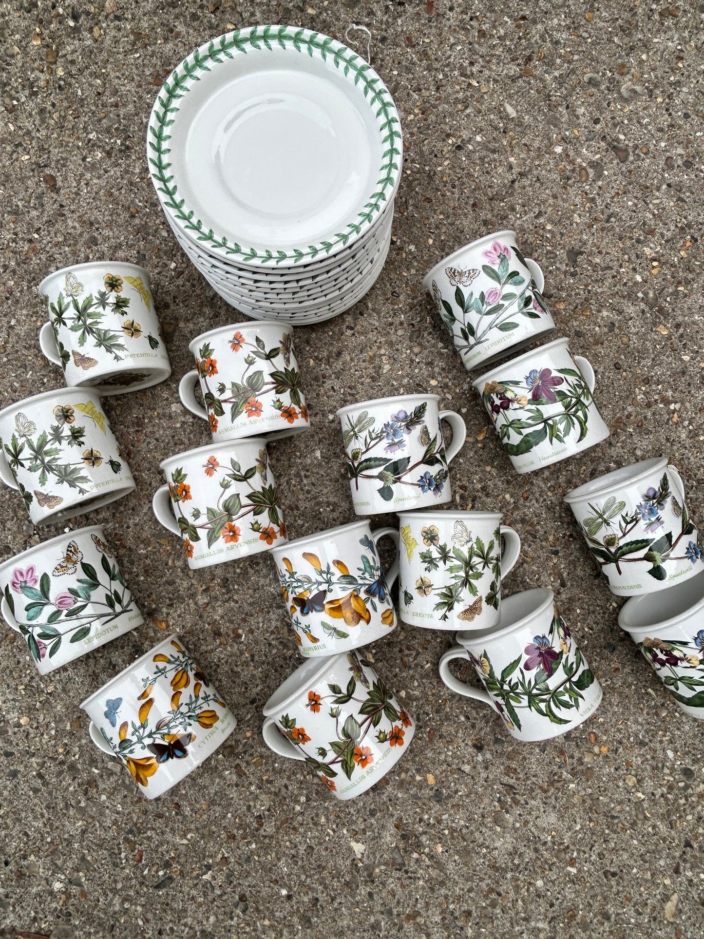 ESPRESSO CUPS AND SAUCERS