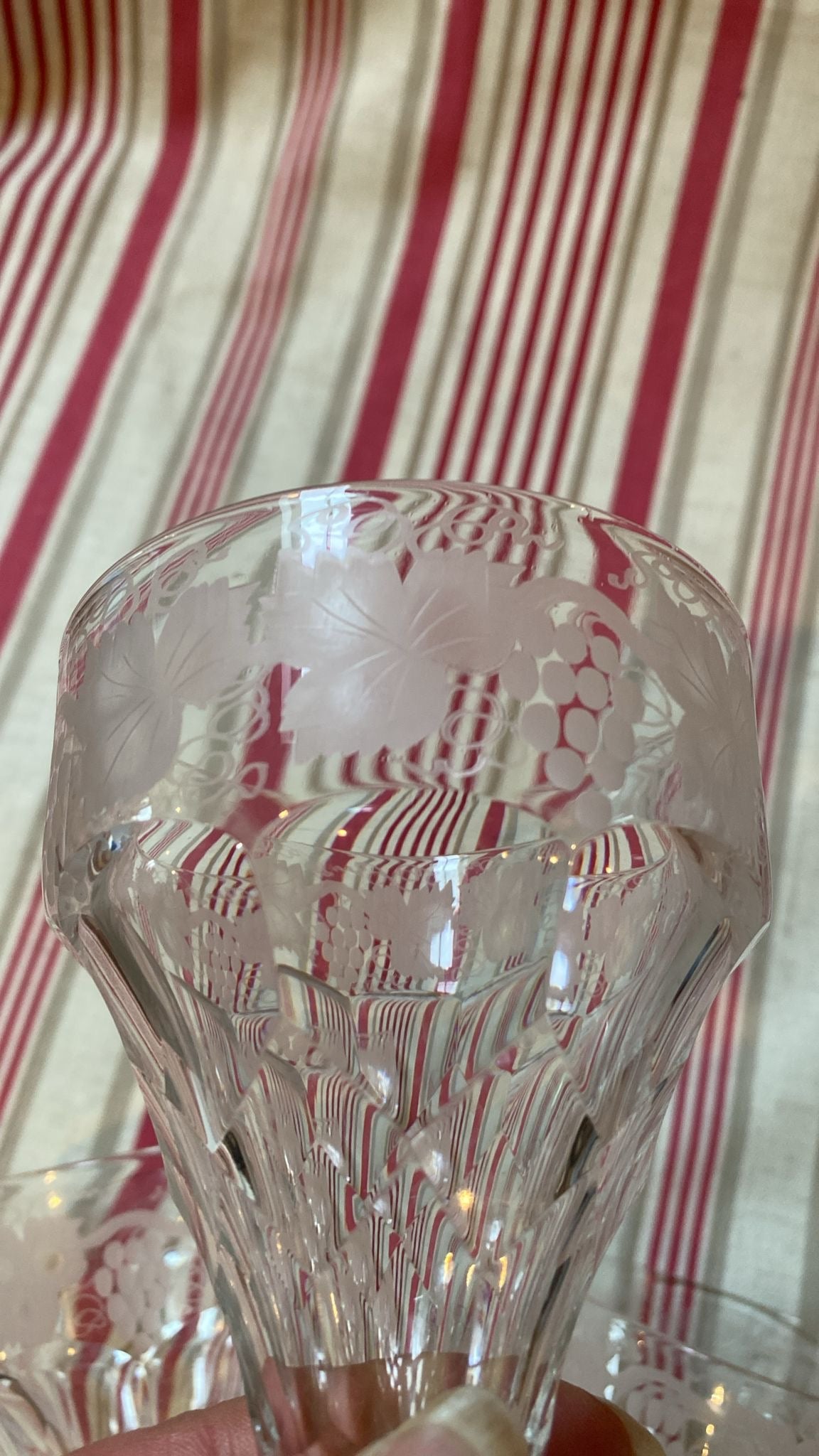 ANTIQUE WINE GLASSES