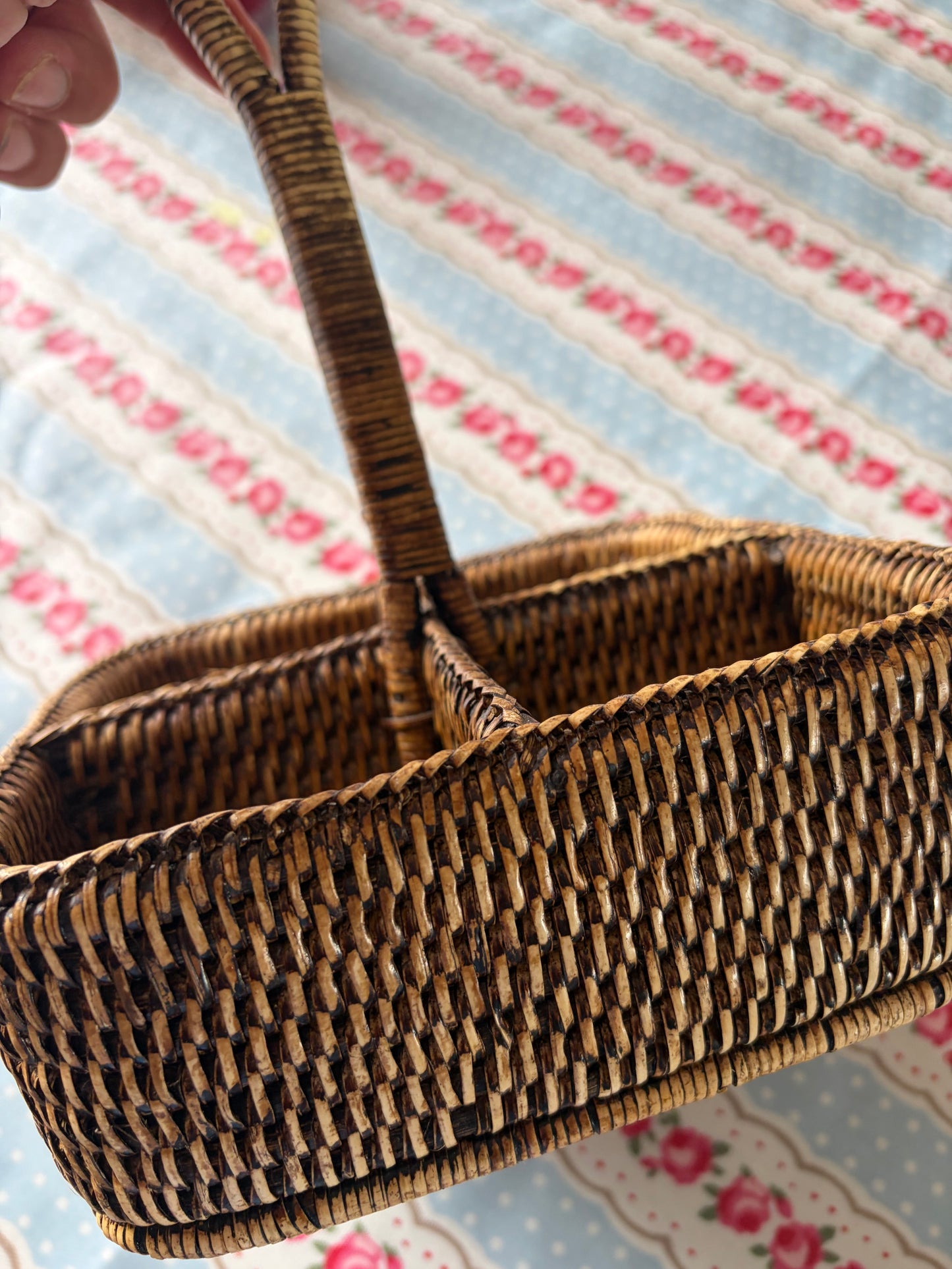 RATTAN CADDY