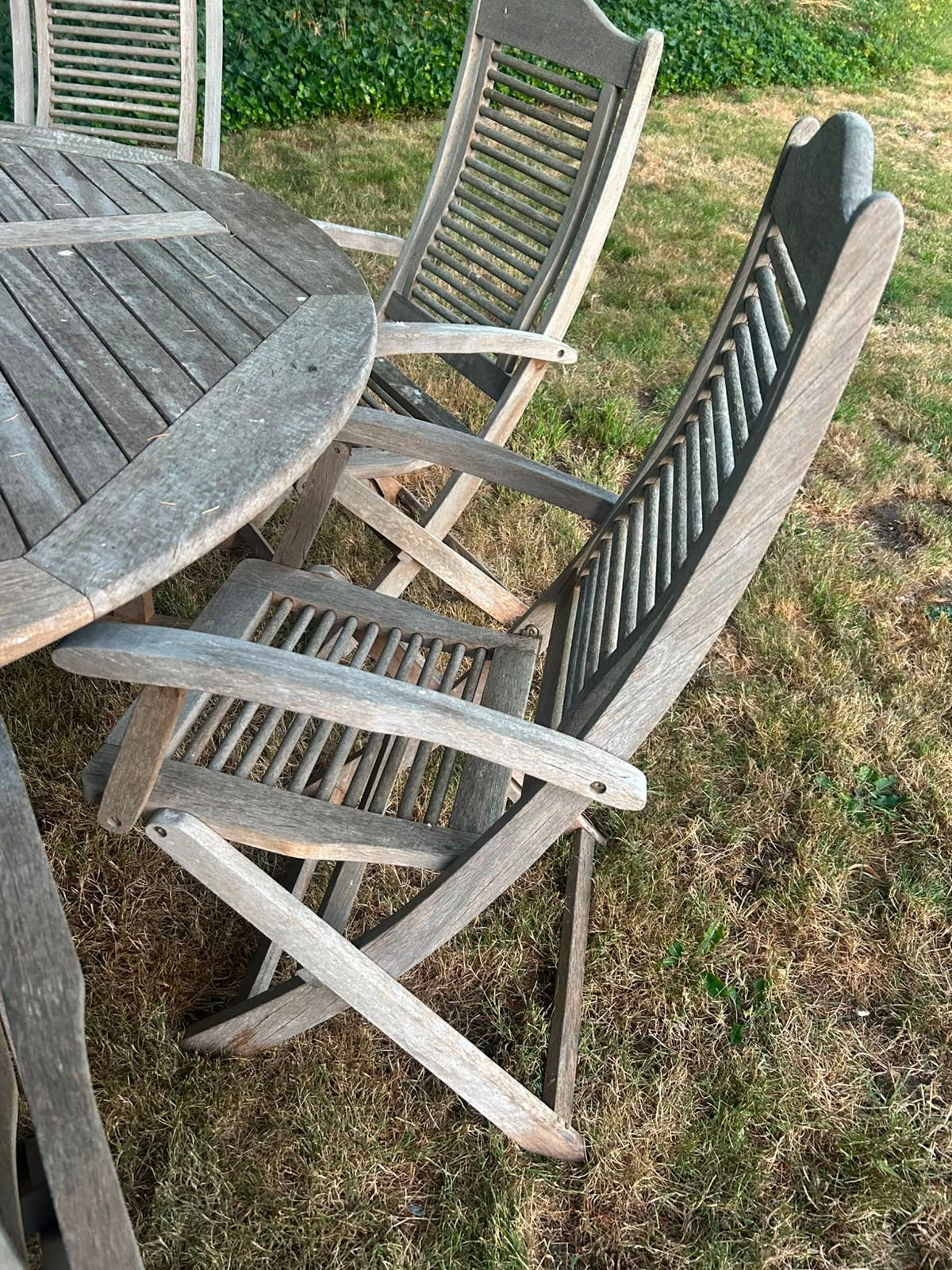 GARDEN TABLE AND CHAIRS