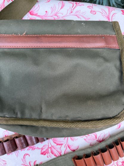 CARTRIDGE BAG WITH TWO BELTS